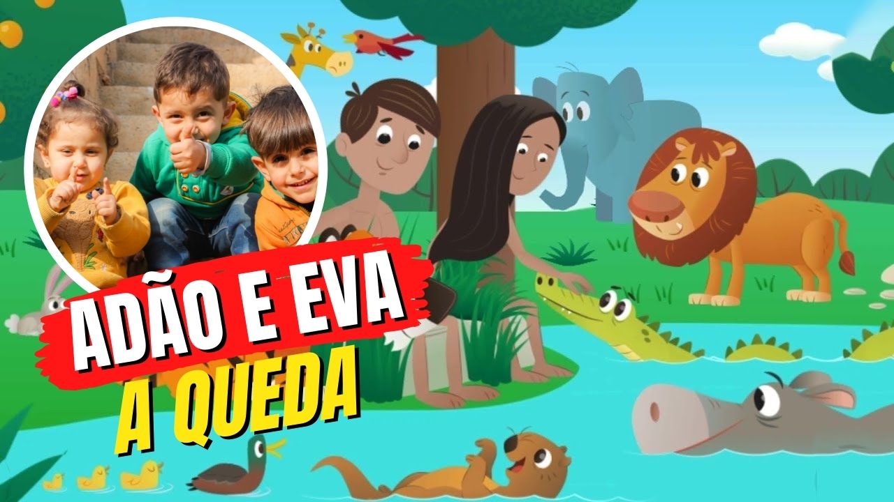 Adão E Eva A Queda Histórias Bíblicas Infantil Adão E Eva A Queda Histórias Bíblicas Infantil